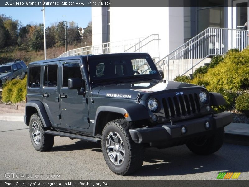 Rhino / Black 2017 Jeep Wrangler Unlimited Rubicon 4x4