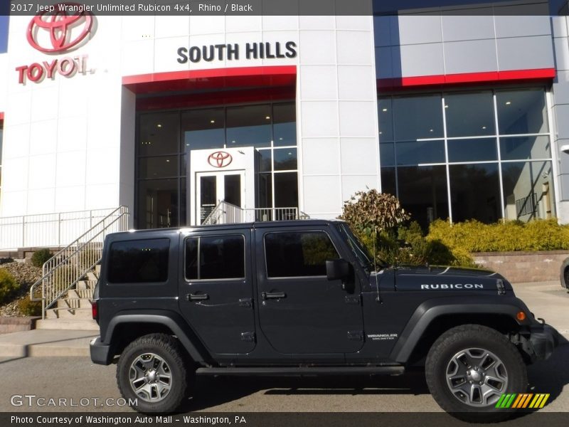 Rhino / Black 2017 Jeep Wrangler Unlimited Rubicon 4x4