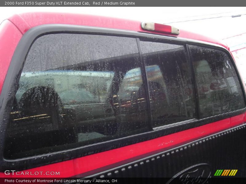 Red / Medium Graphite 2000 Ford F350 Super Duty XLT Extended Cab
