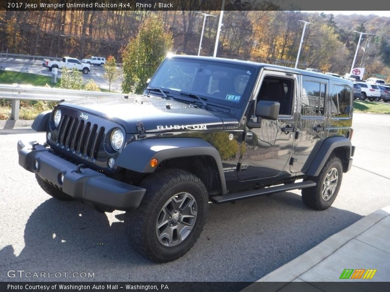 Rhino / Black 2017 Jeep Wrangler Unlimited Rubicon 4x4