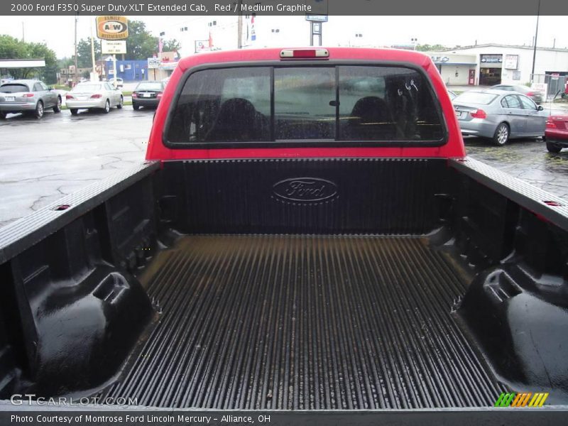 Red / Medium Graphite 2000 Ford F350 Super Duty XLT Extended Cab