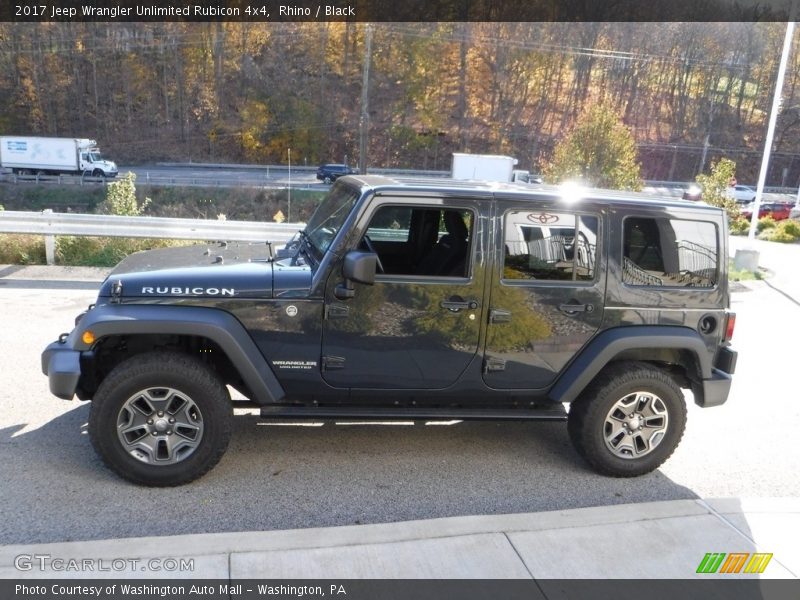 Rhino / Black 2017 Jeep Wrangler Unlimited Rubicon 4x4