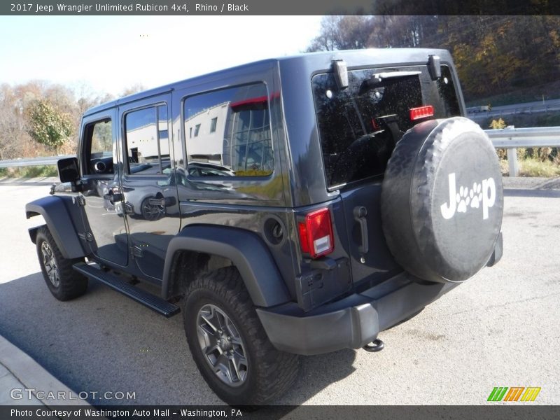Rhino / Black 2017 Jeep Wrangler Unlimited Rubicon 4x4