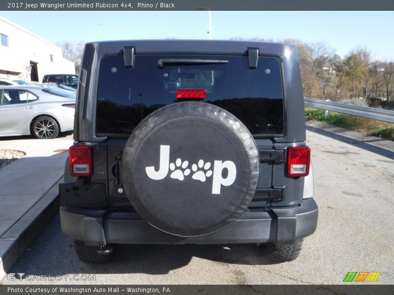 Rhino / Black 2017 Jeep Wrangler Unlimited Rubicon 4x4