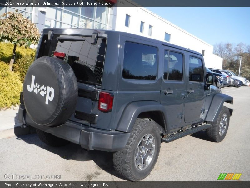 Rhino / Black 2017 Jeep Wrangler Unlimited Rubicon 4x4