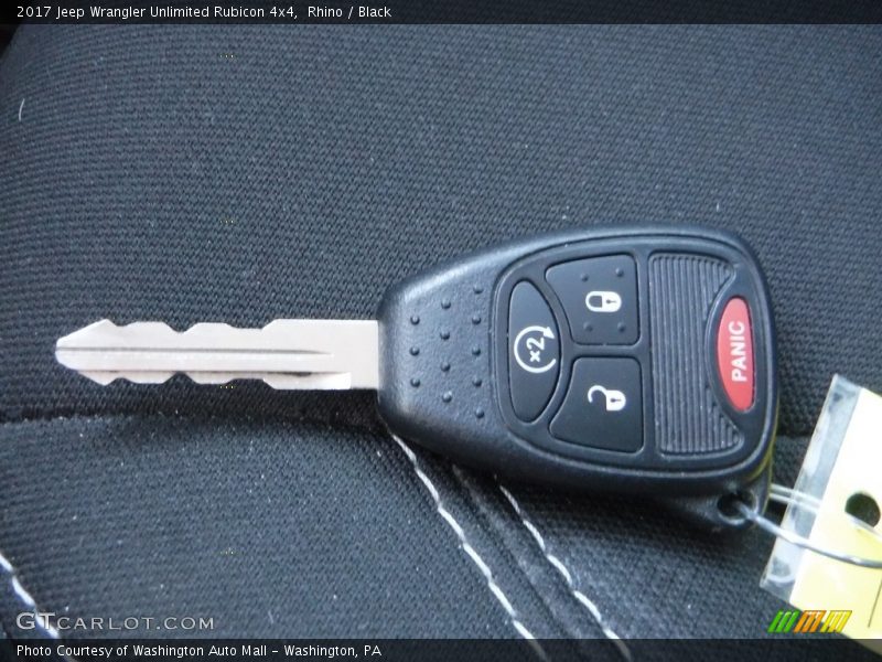 Rhino / Black 2017 Jeep Wrangler Unlimited Rubicon 4x4