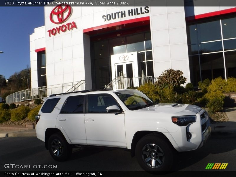 Super White / Black 2020 Toyota 4Runner TRD Off-Road Premium 4x4