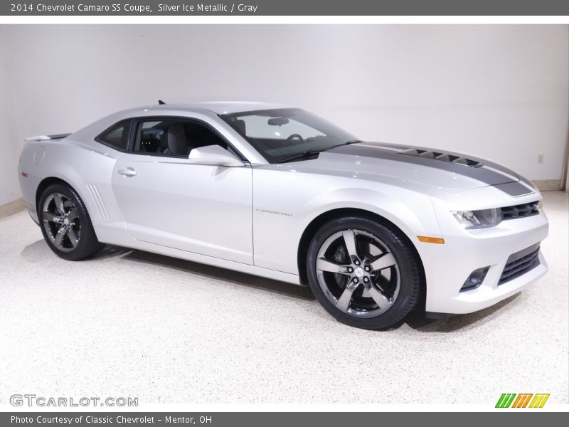 Silver Ice Metallic / Gray 2014 Chevrolet Camaro SS Coupe