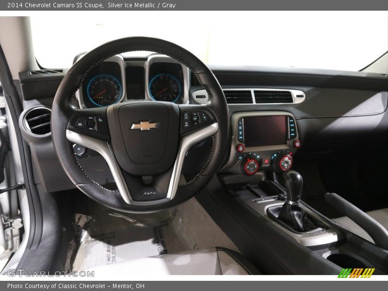 Silver Ice Metallic / Gray 2014 Chevrolet Camaro SS Coupe