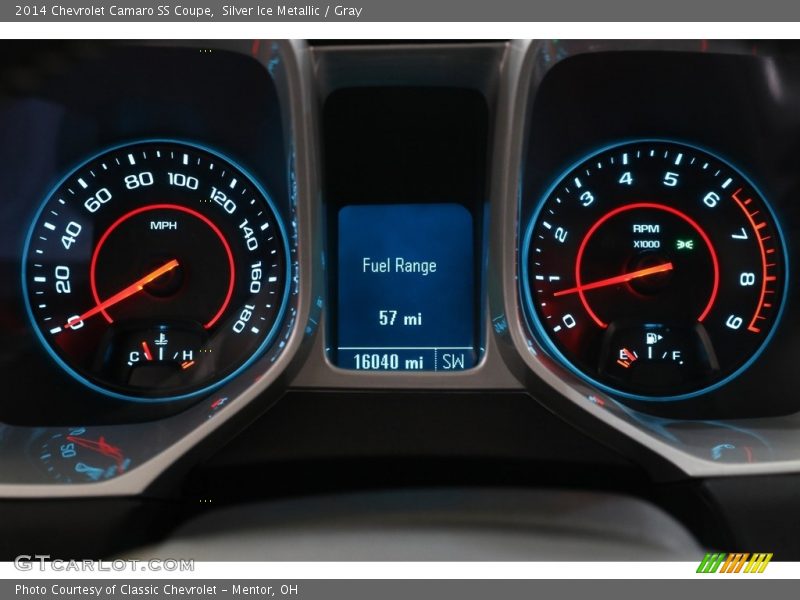 Silver Ice Metallic / Gray 2014 Chevrolet Camaro SS Coupe
