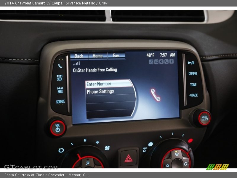 Silver Ice Metallic / Gray 2014 Chevrolet Camaro SS Coupe