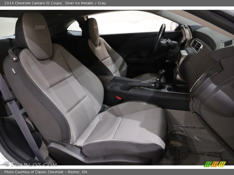 Silver Ice Metallic / Gray 2014 Chevrolet Camaro SS Coupe