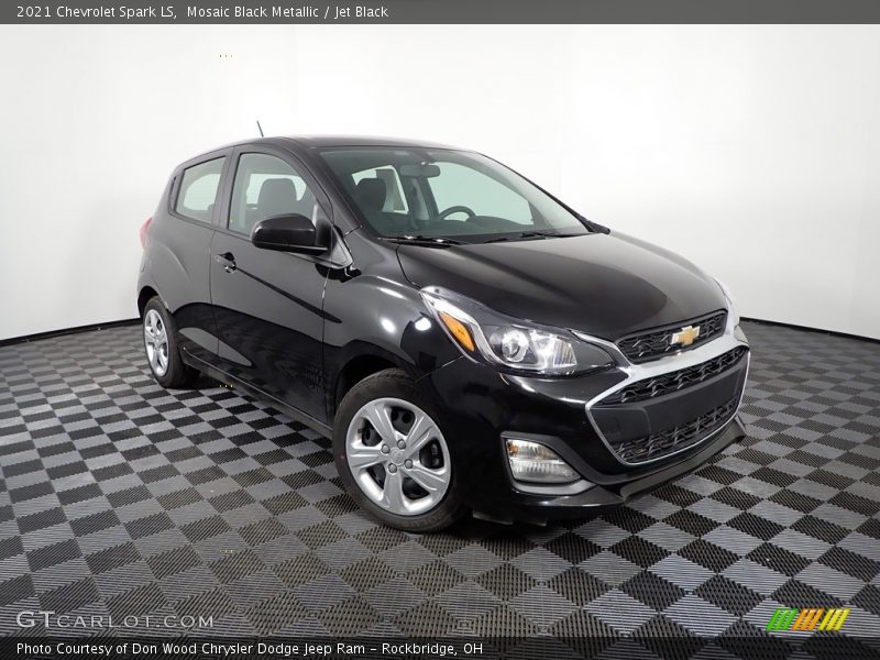 Mosaic Black Metallic / Jet Black 2021 Chevrolet Spark LS