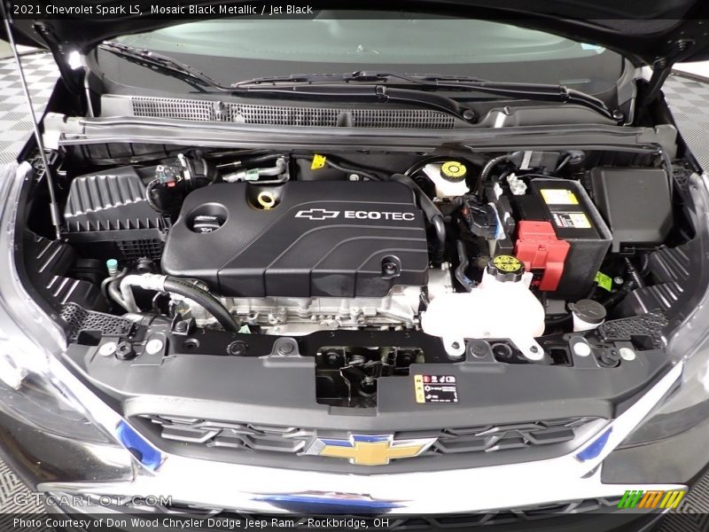 Mosaic Black Metallic / Jet Black 2021 Chevrolet Spark LS
