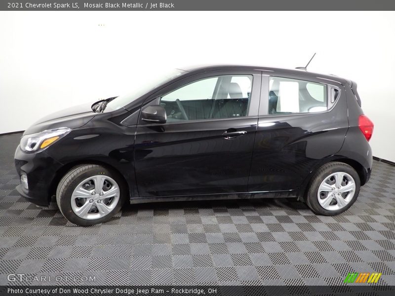 Mosaic Black Metallic / Jet Black 2021 Chevrolet Spark LS