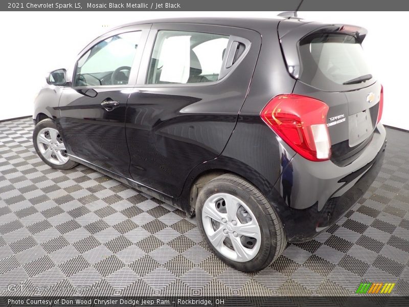 Mosaic Black Metallic / Jet Black 2021 Chevrolet Spark LS