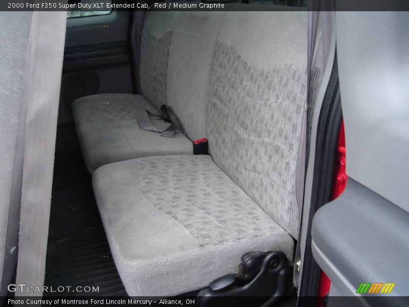 Red / Medium Graphite 2000 Ford F350 Super Duty XLT Extended Cab