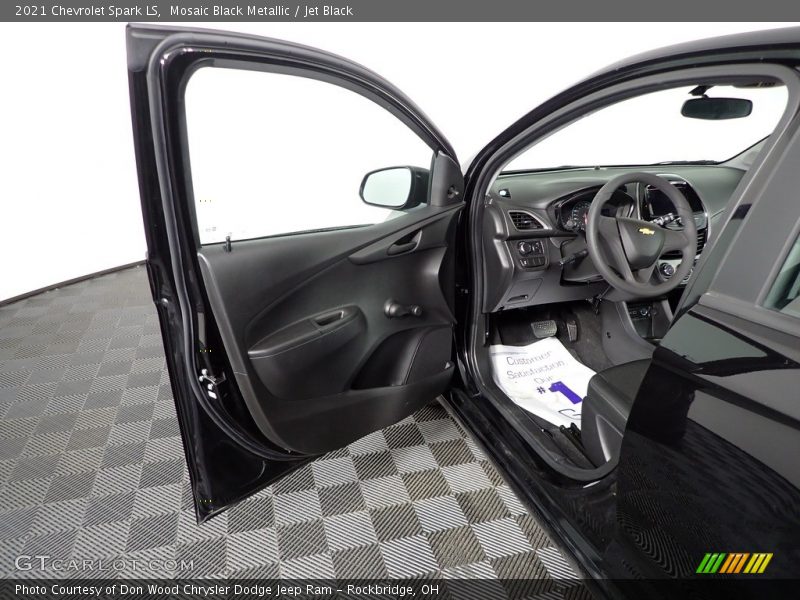 Mosaic Black Metallic / Jet Black 2021 Chevrolet Spark LS