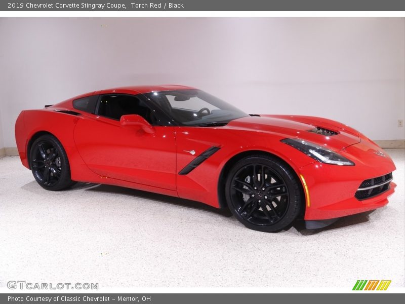 Torch Red / Black 2019 Chevrolet Corvette Stingray Coupe