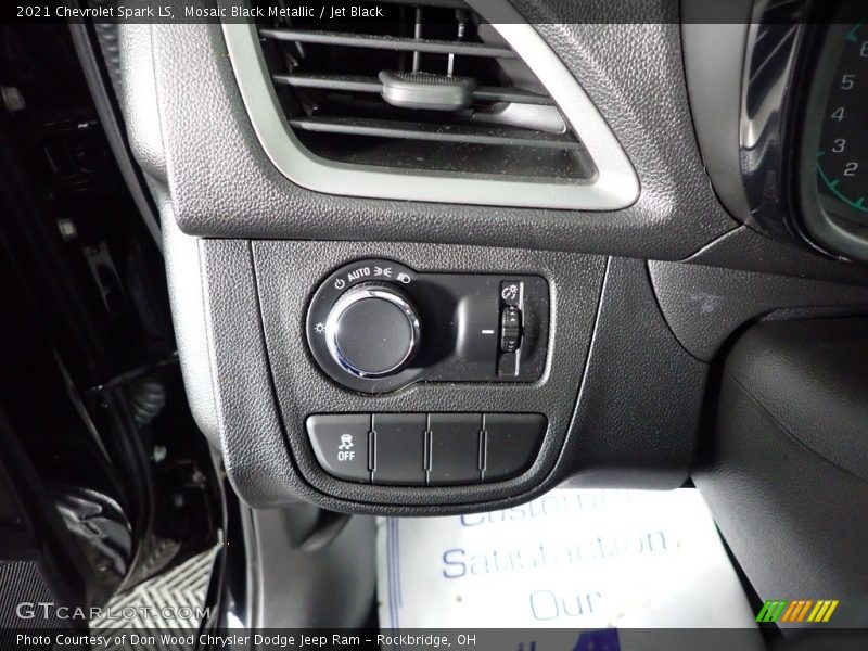 Mosaic Black Metallic / Jet Black 2021 Chevrolet Spark LS