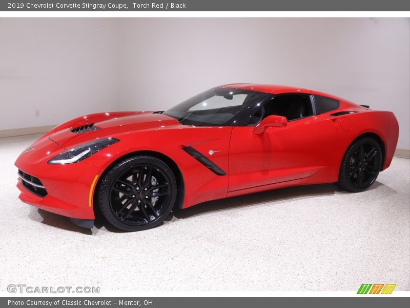 Torch Red / Black 2019 Chevrolet Corvette Stingray Coupe