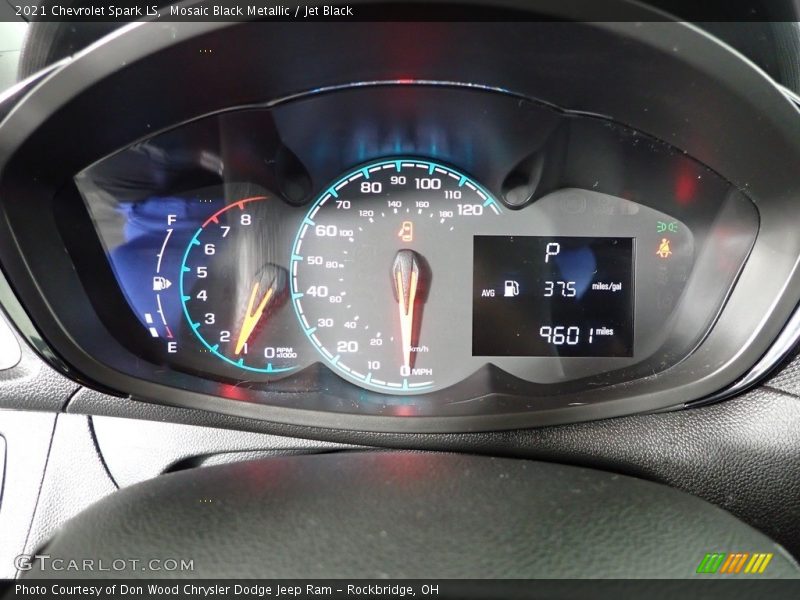 Mosaic Black Metallic / Jet Black 2021 Chevrolet Spark LS