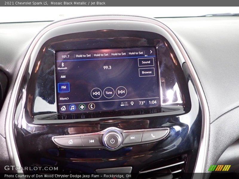 Mosaic Black Metallic / Jet Black 2021 Chevrolet Spark LS