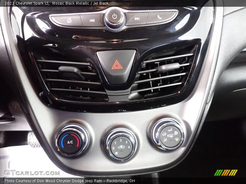 Mosaic Black Metallic / Jet Black 2021 Chevrolet Spark LS