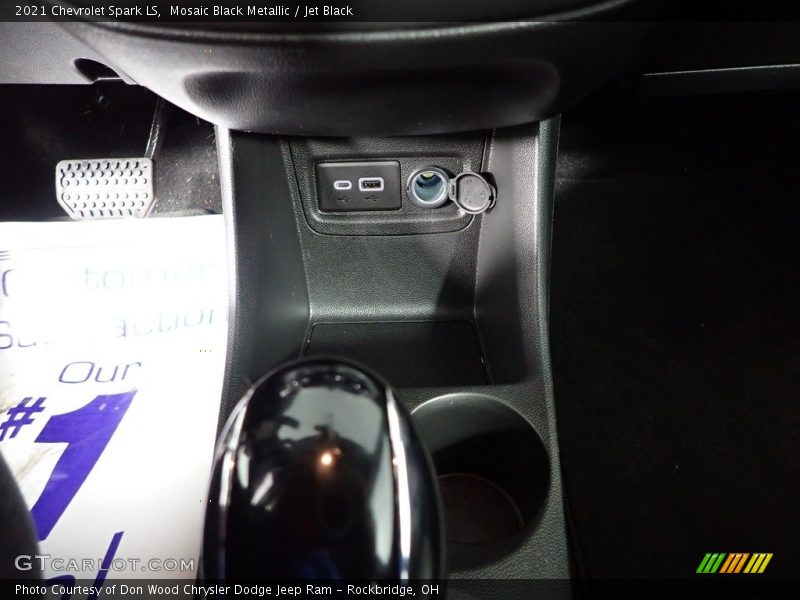 Mosaic Black Metallic / Jet Black 2021 Chevrolet Spark LS