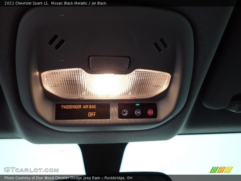 Mosaic Black Metallic / Jet Black 2021 Chevrolet Spark LS