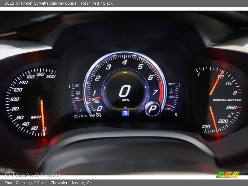 Torch Red / Black 2019 Chevrolet Corvette Stingray Coupe