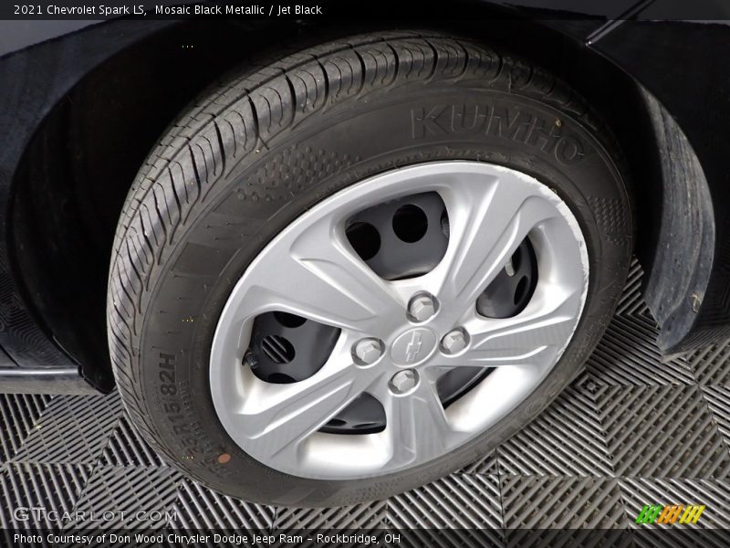 Mosaic Black Metallic / Jet Black 2021 Chevrolet Spark LS