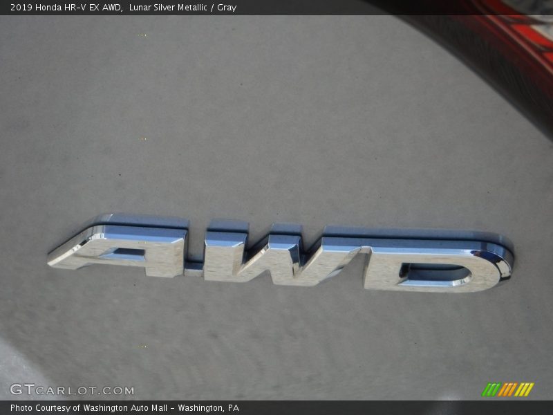 Lunar Silver Metallic / Gray 2019 Honda HR-V EX AWD