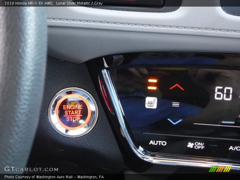 Lunar Silver Metallic / Gray 2019 Honda HR-V EX AWD