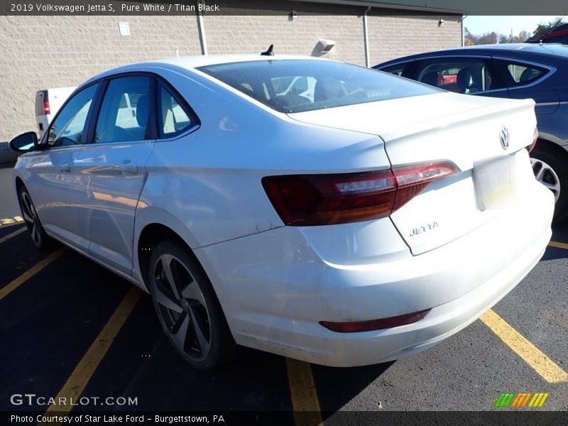 Pure White / Titan Black 2019 Volkswagen Jetta S