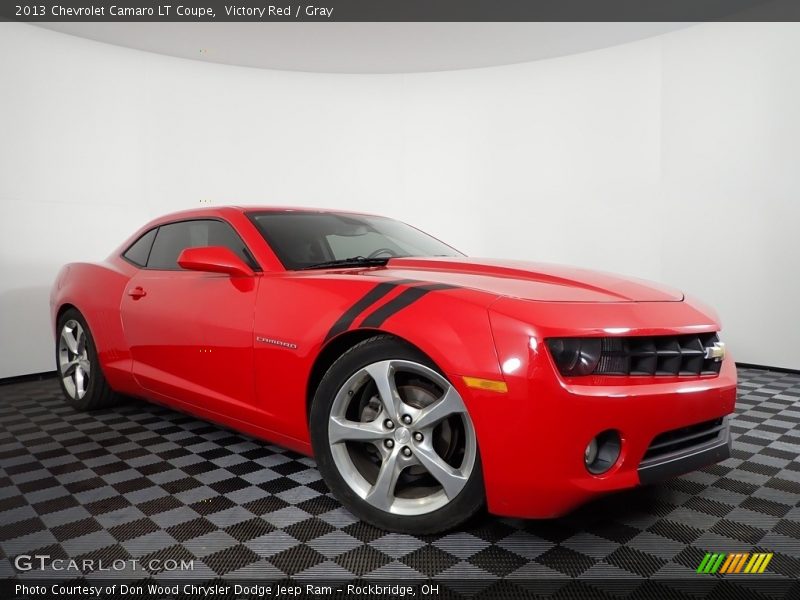Victory Red / Gray 2013 Chevrolet Camaro LT Coupe