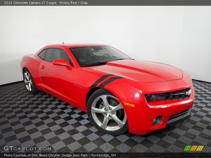 Victory Red / Gray 2013 Chevrolet Camaro LT Coupe
