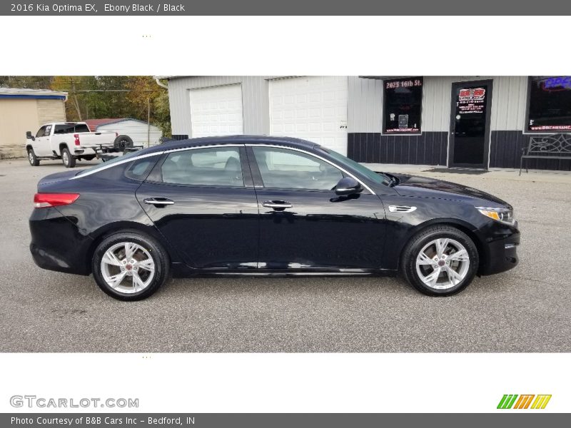 Ebony Black / Black 2016 Kia Optima EX