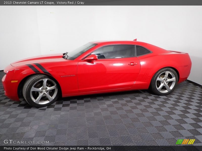 Victory Red / Gray 2013 Chevrolet Camaro LT Coupe