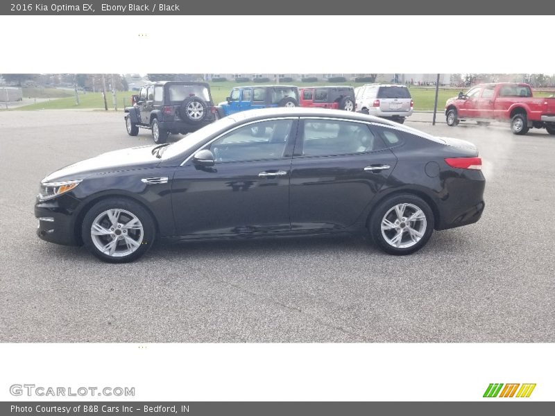 Ebony Black / Black 2016 Kia Optima EX