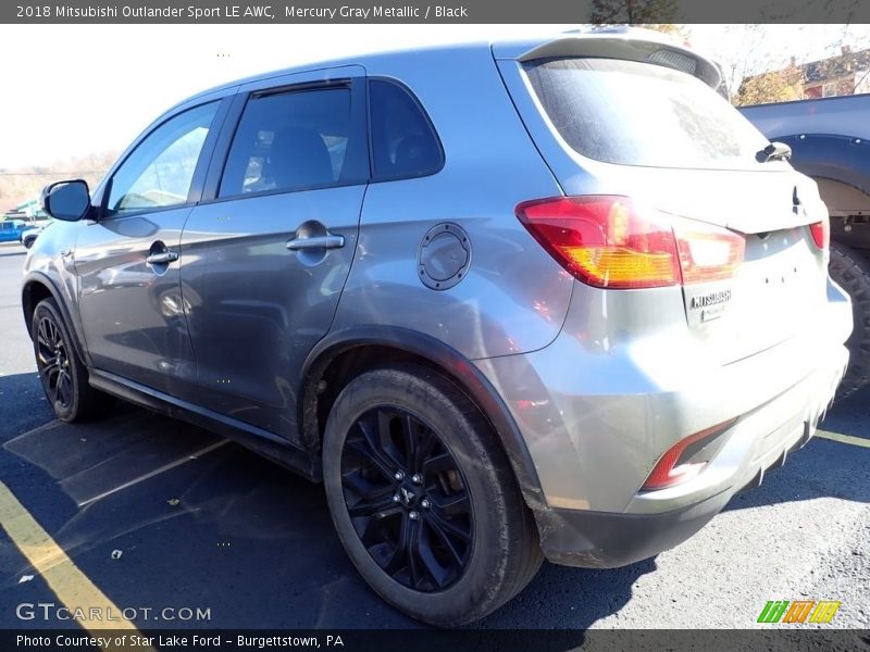 Mercury Gray Metallic / Black 2018 Mitsubishi Outlander Sport LE AWC