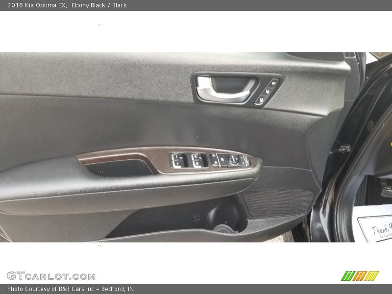Ebony Black / Black 2016 Kia Optima EX