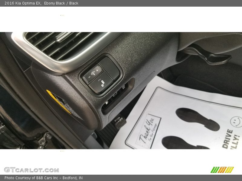 Ebony Black / Black 2016 Kia Optima EX