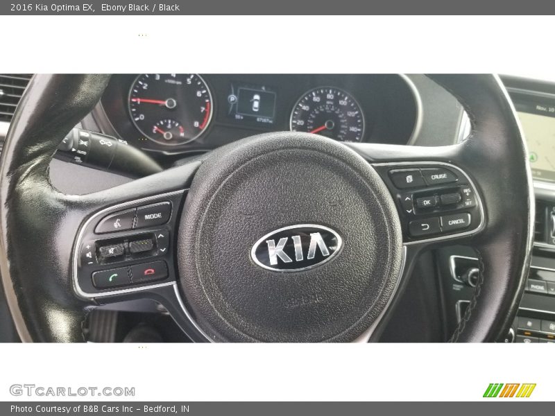 Ebony Black / Black 2016 Kia Optima EX