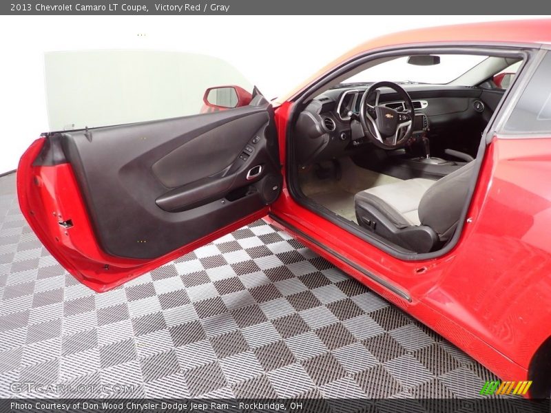 Victory Red / Gray 2013 Chevrolet Camaro LT Coupe