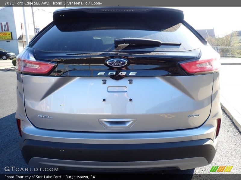 Iconic Silver Metallic / Ebony 2021 Ford Edge SEL AWD