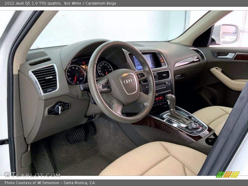 Ibis White / Cardamom Beige 2012 Audi Q5 2.0 TFSI quattro