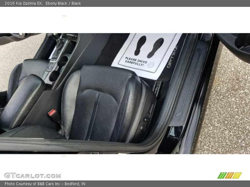Ebony Black / Black 2016 Kia Optima EX