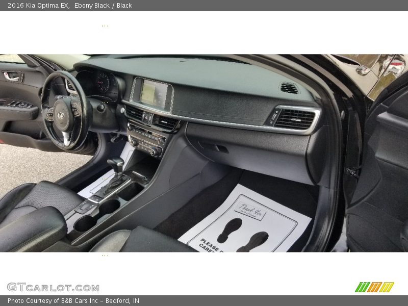 Ebony Black / Black 2016 Kia Optima EX
