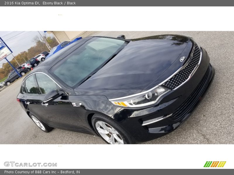 Ebony Black / Black 2016 Kia Optima EX